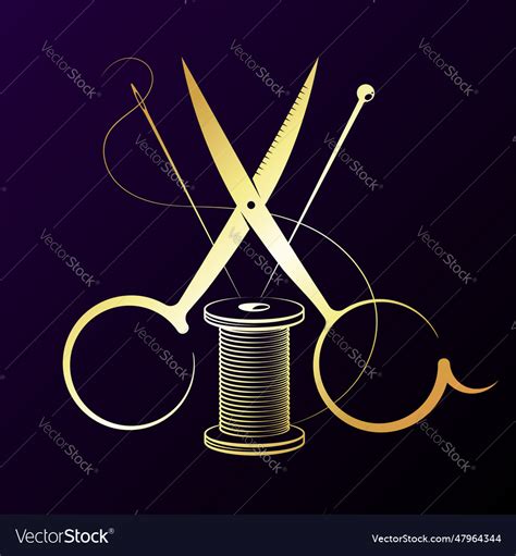 Image result for Needle Thread Scissor Patterns Vector