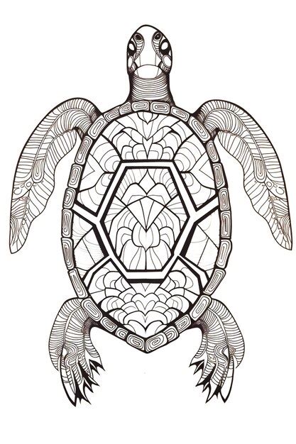 Image result for Mandala Pattern Turtle