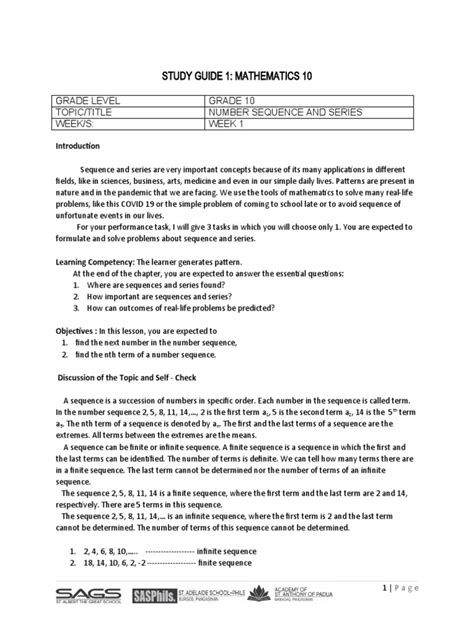 Mathematics Grade 10 Study Guide PDF Download に対する画像結果