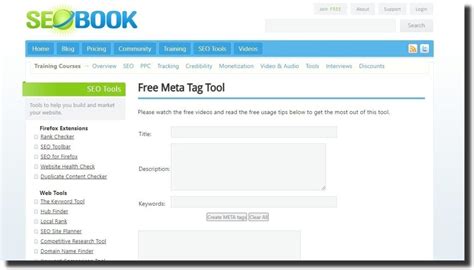 Image result for Meta Tag Generator