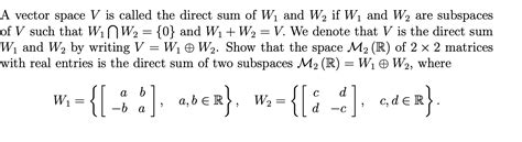 Image result for Operators On Direct Sum of Vector Spaces