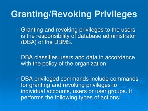 Image result for Meaning of Revoking the Right of the Privileged User