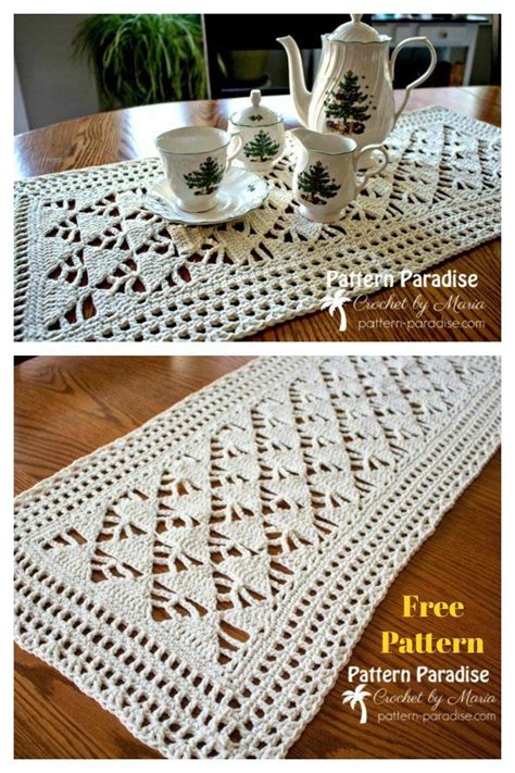 Image result for Free Dionysus Modern Crochet Table Runner Patterns