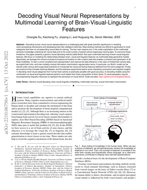 Toradh íomhá ar Neural Decoding Device