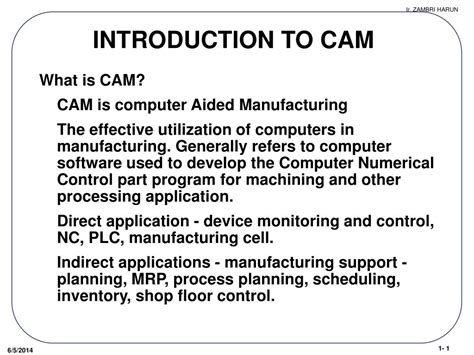 Introduction to Cam Software に対する画像結果