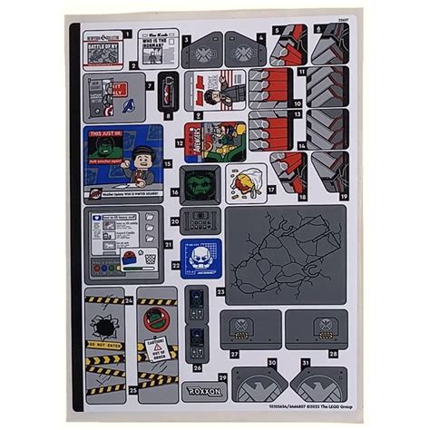 Image result for LEGO Sticker Sheets Blank
