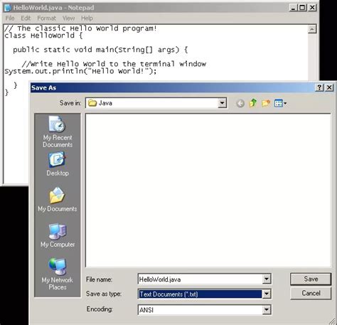 Image result for How to Save Code On Java