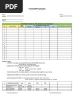 Image result for SCBA Inventory Form