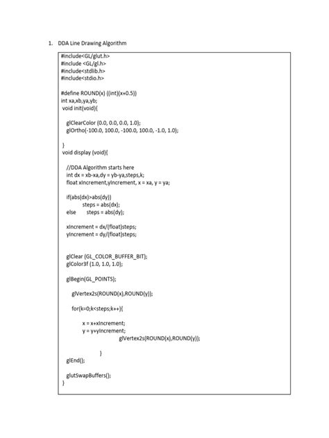 Image result for DDA Line Drawing Algorithm with Example