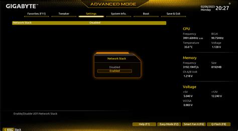 Image result for Ace Bios Network Stack Configuration