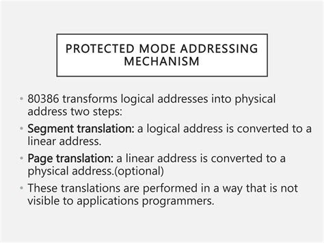 Image result for Address Translation in 80386 Microprocessor