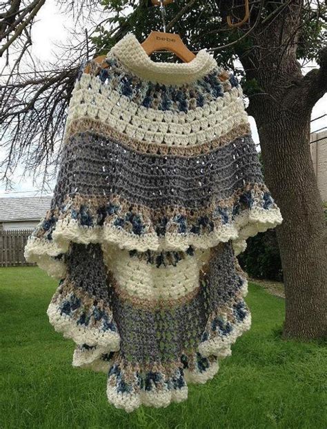 Image result for Crochet Circle Poncho