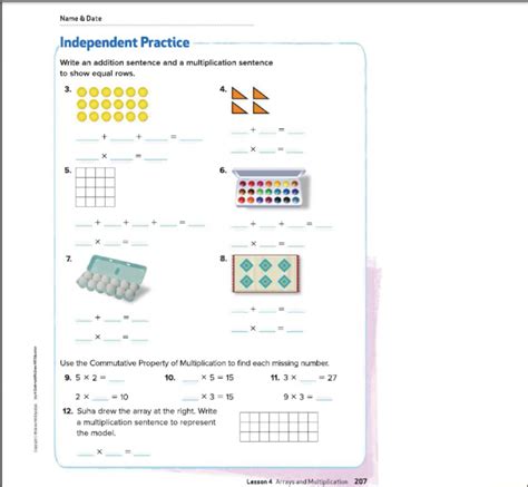 Commutative Property Multiplication Arrays Worksheet-साठीचा प्रतिमा निकाल