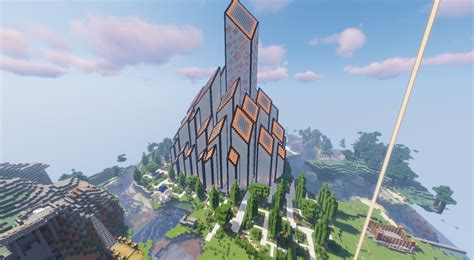 Image result for Futuristic Minecraft Buildings