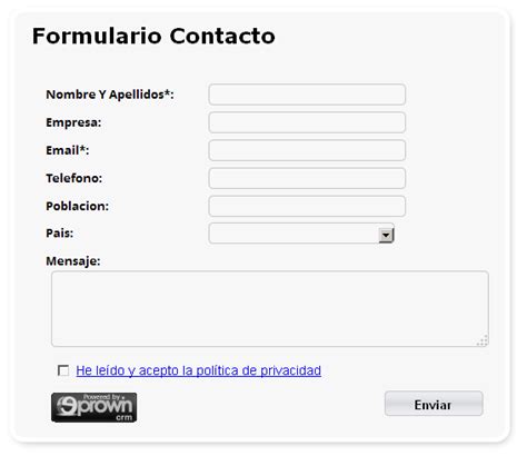 Formulario De Contacto に対する画像結果