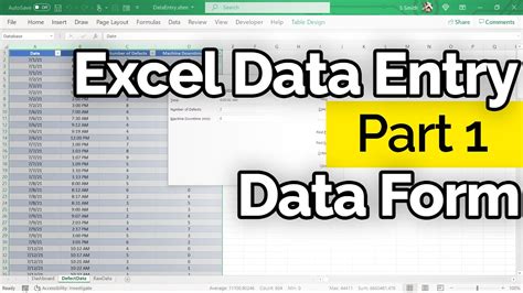 Image result for How to Create Form in Excel for Data Entry