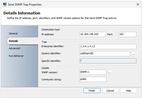 PowerShell Send SNMP に対する画像結果