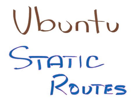 Toradh íomhá ar Ubuntu Static Route Add