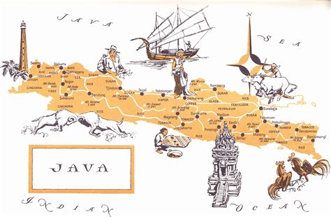 Image result for Old Map of Java