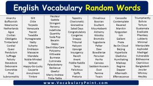 Image result for Random Words to Memorize