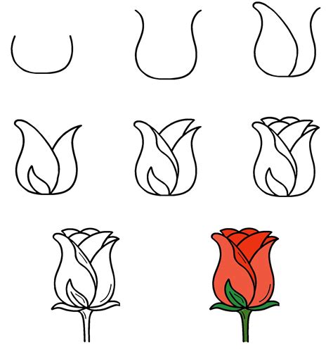 Image result for Basic Draw Rose