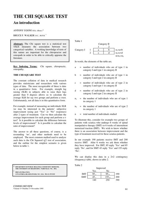 Image result for Chi-Square Test Sheet