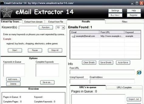 Toradh íomhá ar Best Email Extractor