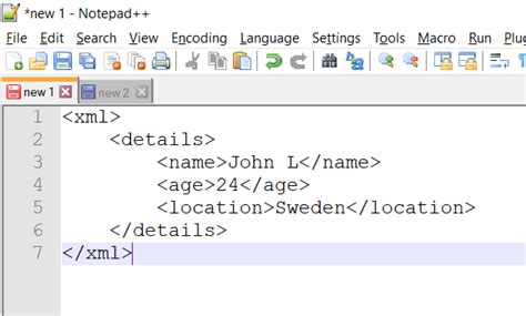 Afbeeldingsresultaten voor XML File in Notepad