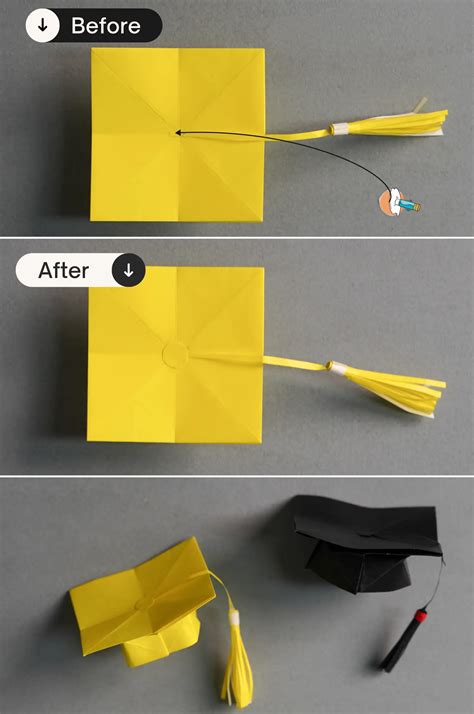 Toradh íomhá ar How to Make Graduation Cap with Paper and String