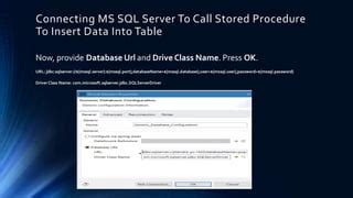 Toradh íomhá ar SQL Call Stored Procedure