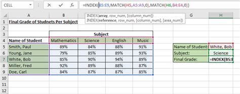 INDEX/MATCH Row and Column Excel に対する画像結果