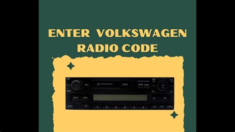 Image result for VW Continental Radio Code