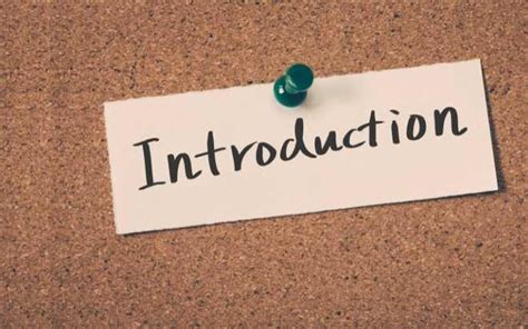 Image result for Consice Introduction Script Examples