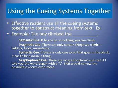 Image result for Syntactic Cueing System Examples