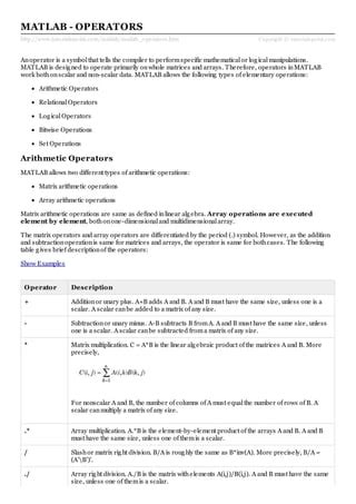 Image result for Or Symbol MATLAB