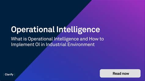 Image result for Operational Intelligence History