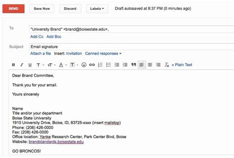 Image result for Graduate Student Email Signature