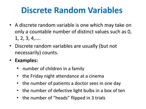Discrete vs Continuous Random Variable Examples に対する画像結果