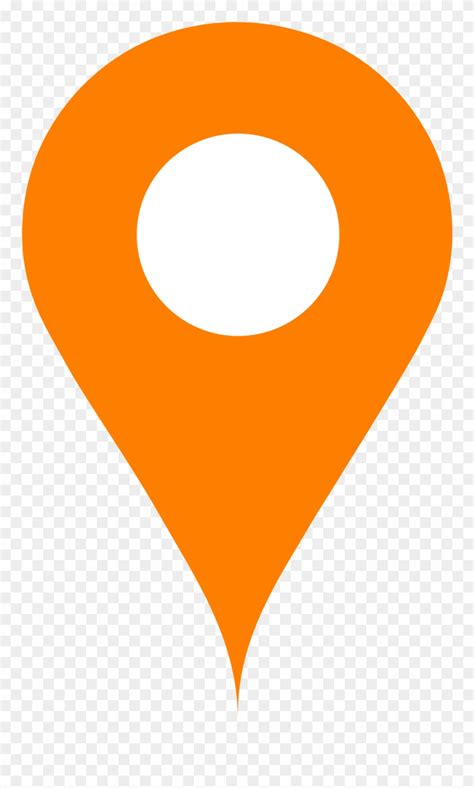 Toradh íomhá ar Orange Location Pin