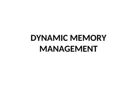 C and Dynamic Memory Management に対する画像結果
