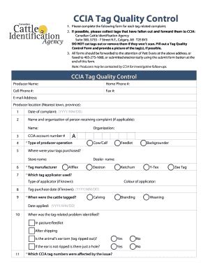 Tag Agency Control Sheet Form に対する画像結果