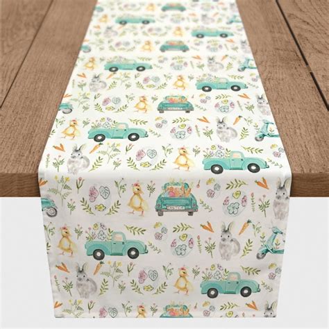 Red Pickup Spring Table Runner に対する画像結果