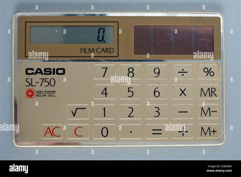 Toradh íomhá ar Casio Card Calculator