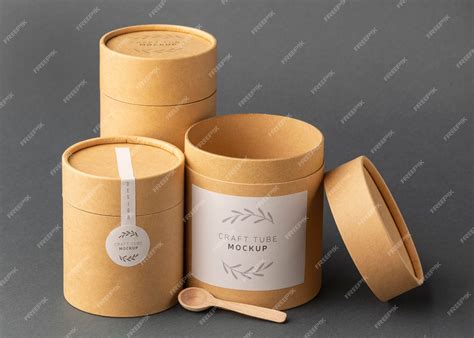 Image result for Cylinder Paper Box Mockup PSD Free Download