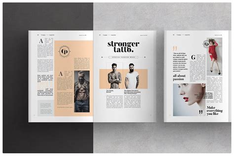 Toradh íomhá ar Magazine Article Layout Examples