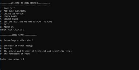 Image result for Quiz Examples Python Code