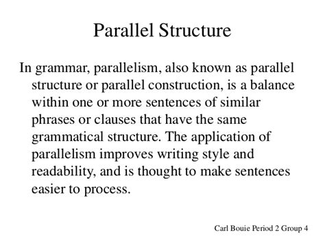 Image result for Parallel Structure English Grammar