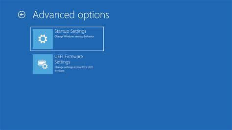 Toradh íomhá ar Windows Startup Settings