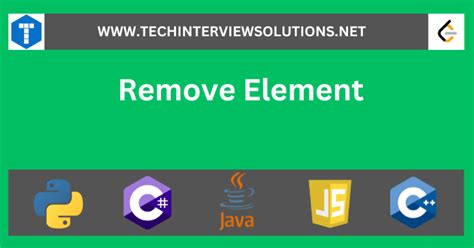 Image result for Remove Element