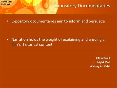 Image result for Expository Documentary Script